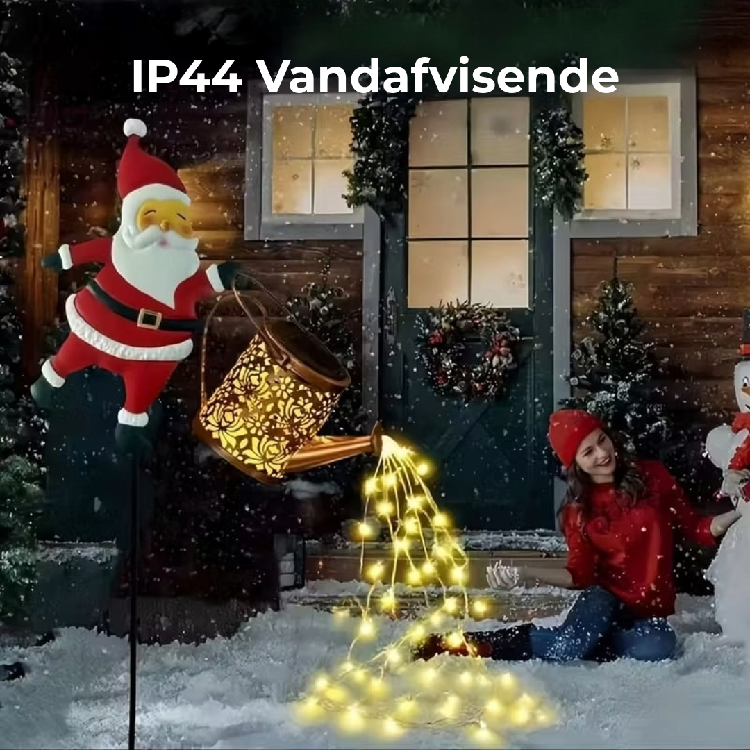 Solenergi Julemand Vandkande Lanterne