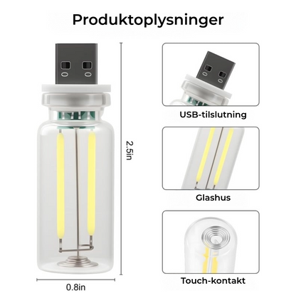 USB-glødelampe til bil