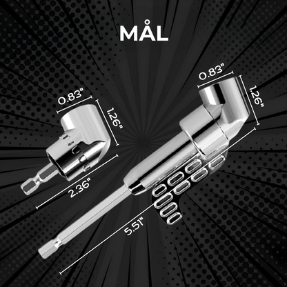 Sæt med 2 vinkelbor