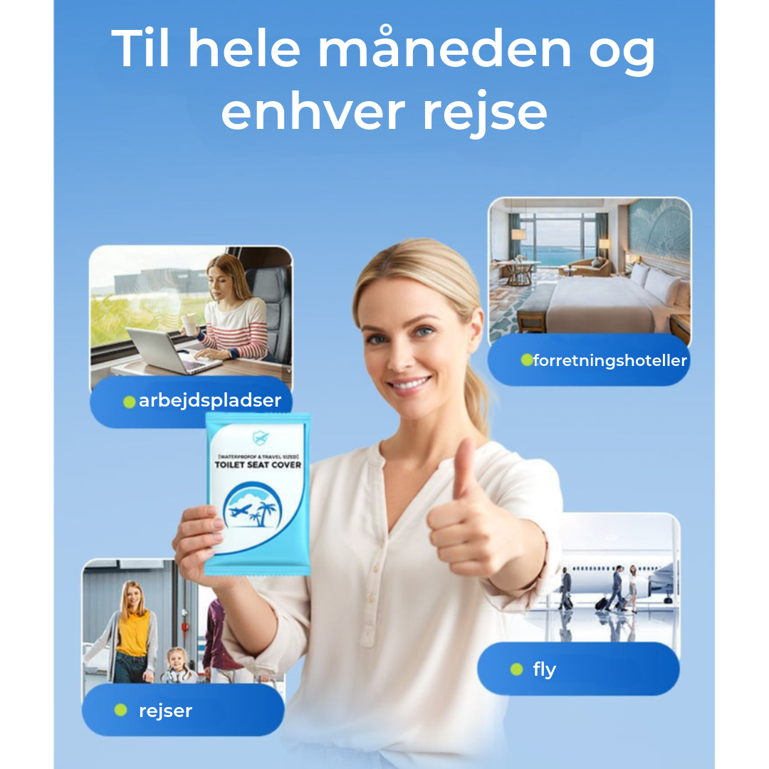 Bionedbrydelige toiletsædeovertræk