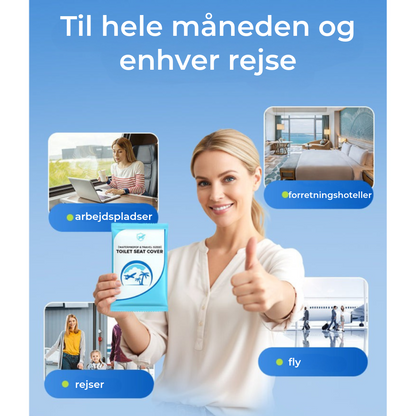 Bionedbrydelige toiletsædeovertræk