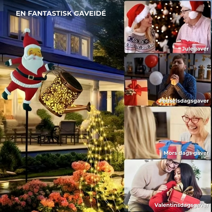 Solenergi Julemand Vandkande Lanterne