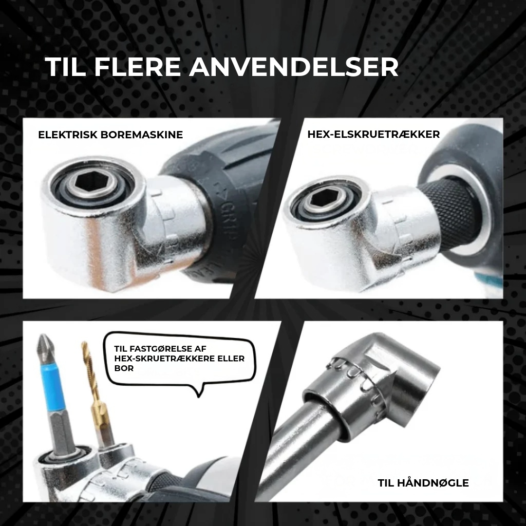 Sæt med 2 vinkelbor