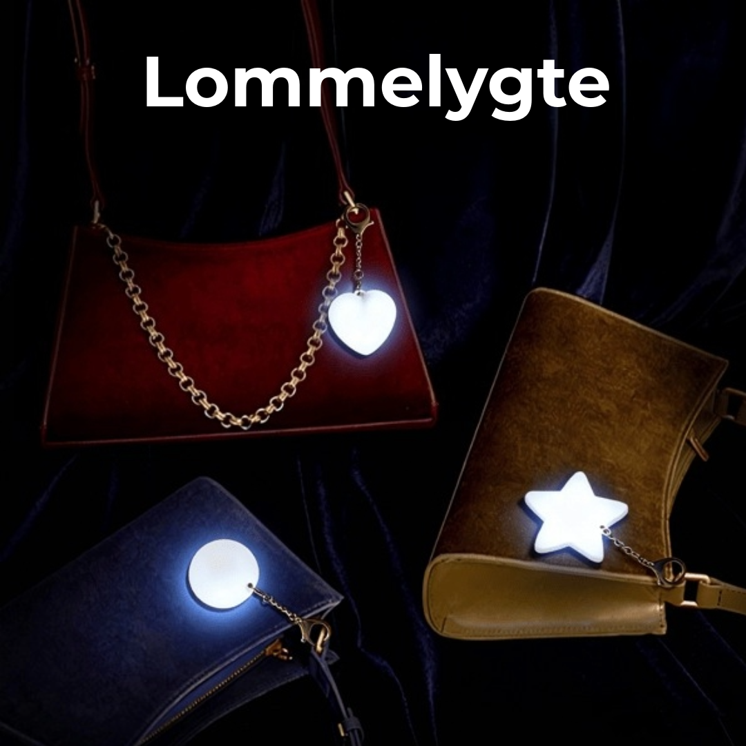 Lysende vedhæng med berøringssensor