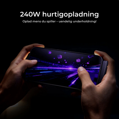 2-i-1 Opladningskabel med Stander