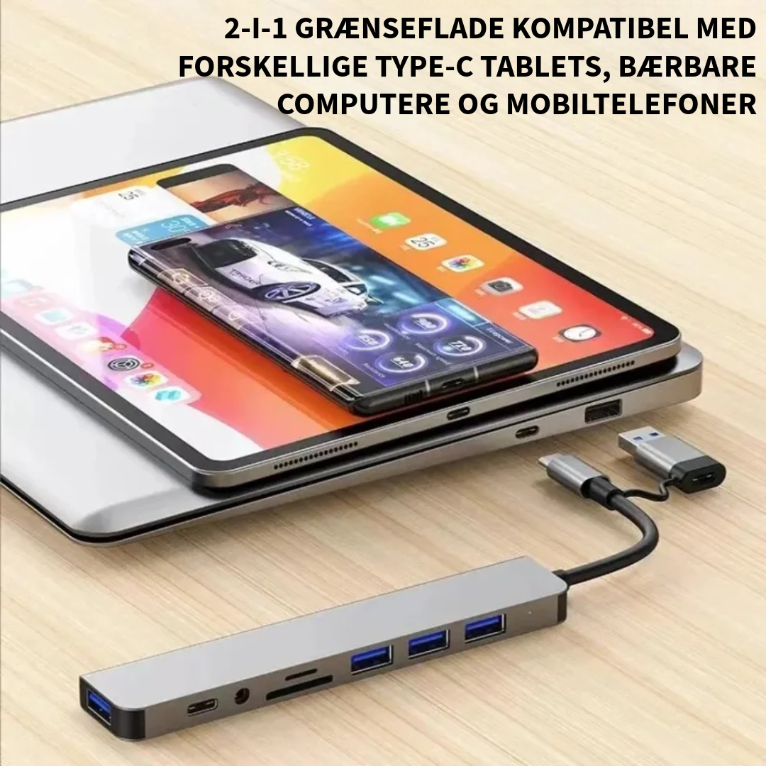 8-i-2 USB-hub