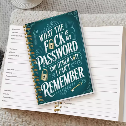 Sjov adgangskodebog / adgangskode­organizer