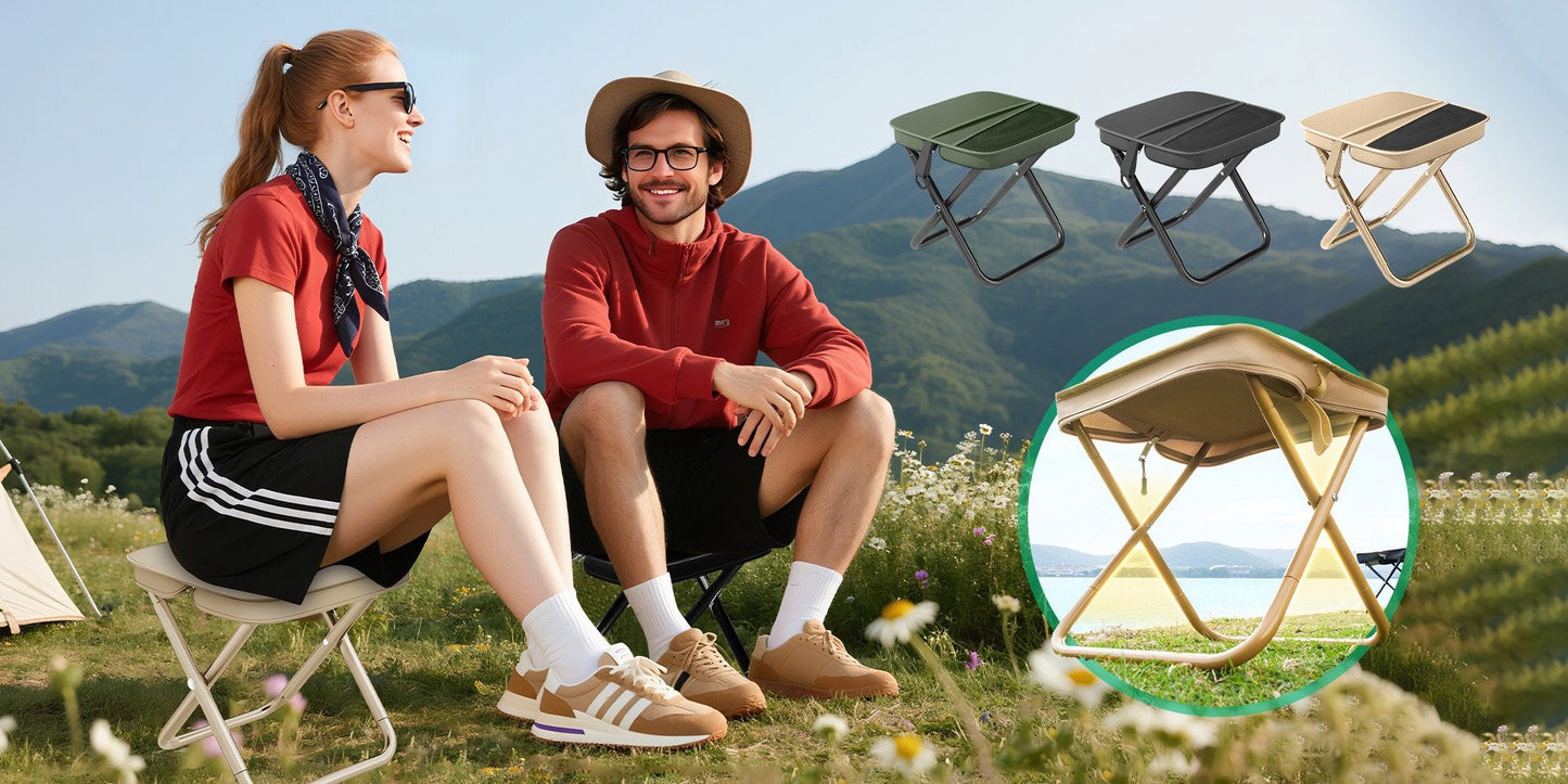 Bærbar skammel til bjergbestigning og vandring