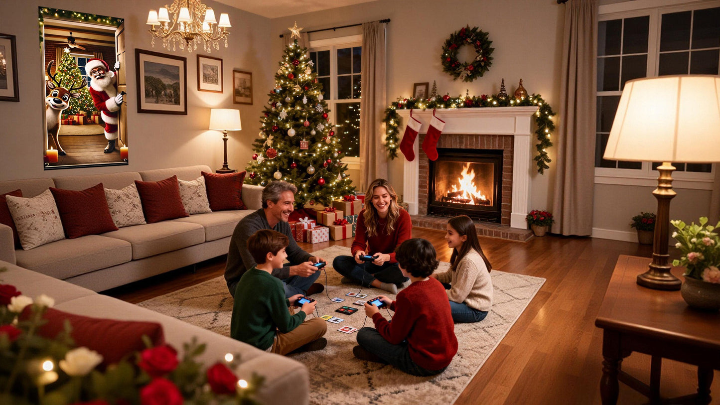 Julemand dørkarm-banner