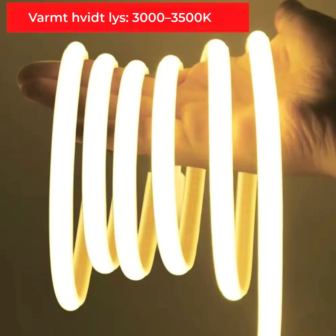Afkortbar LED-lysstrimmel: tilpasses efter dine ønsker!