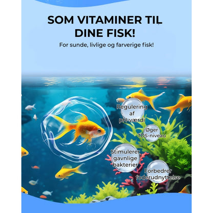 Vandrensningstabletter til akvarier