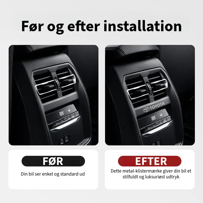 Luksus metalbilklistermærker