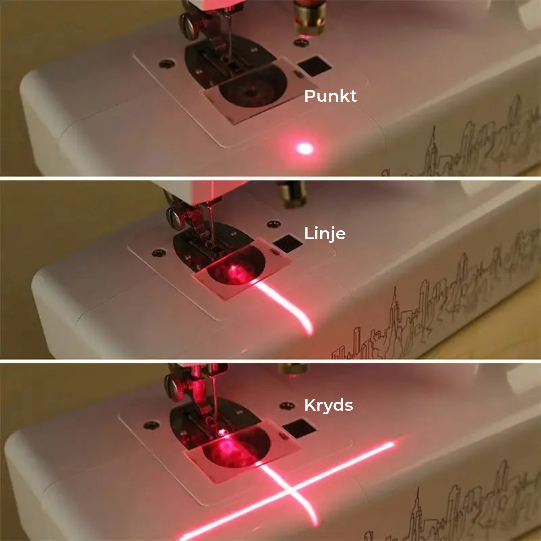StitchLaser™ – Præcisionsguide til symaskiner