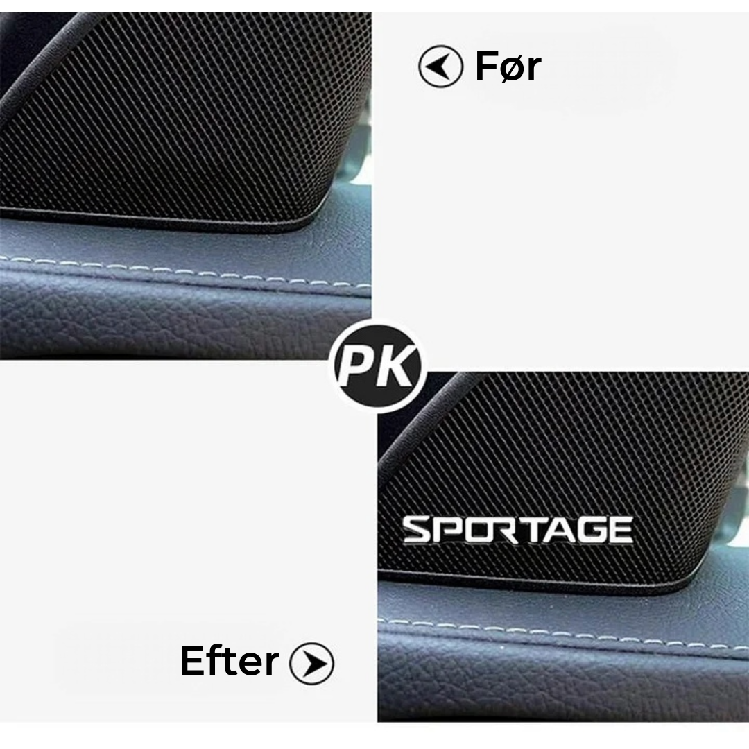 3D bil-logo klistermærker