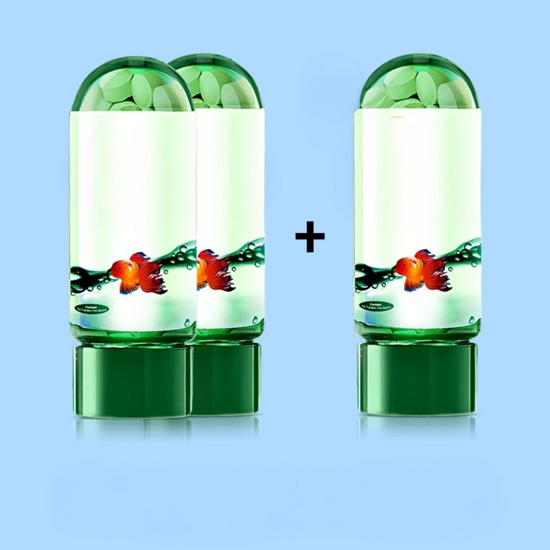 Vandrensningstabletter til akvarier