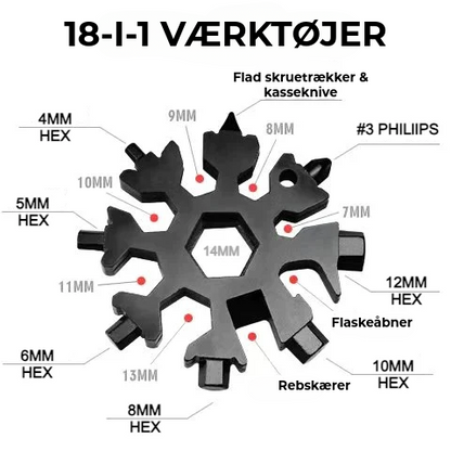 Snefnug™ 18-i-1 Multiværktøj