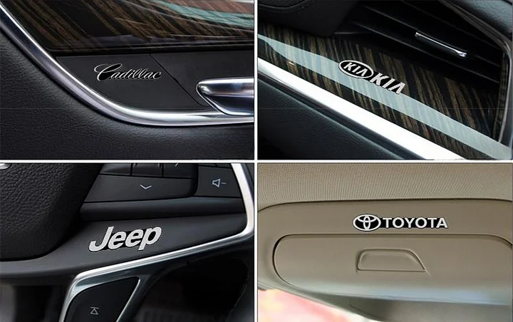 3D bil-logo klistermærker